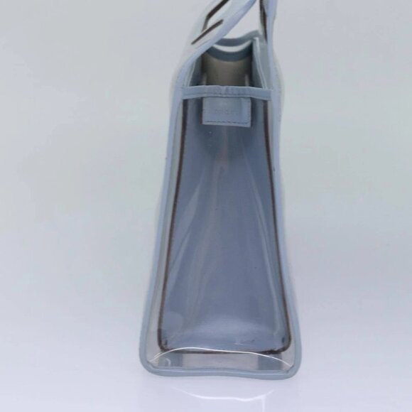 GUCCI Hand Bag Vinyl Light Blue Auth 82716 - Picture 5 of 15